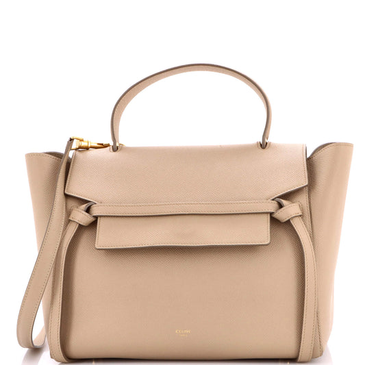 Celine Mini Belt Bag in Textured Leather