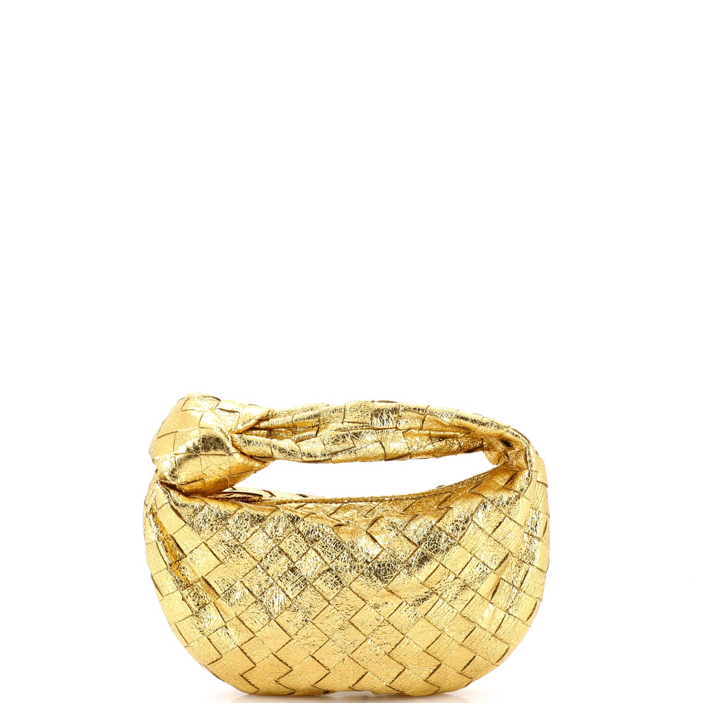 Bottega Veneta BV Jodie Hobo Metallic Intrecciato Nappa Mini