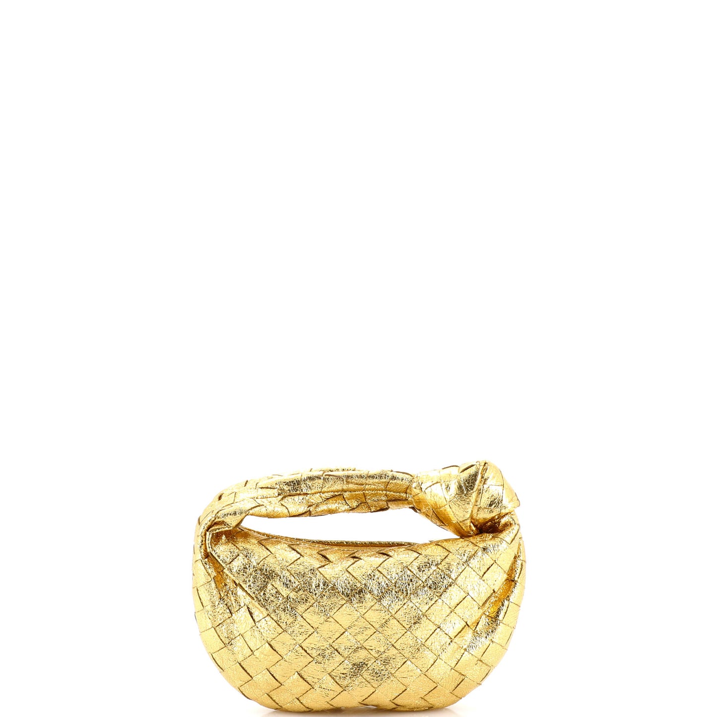 Bottega Veneta BV Jodie Hobo Metallic Intrecciato Nappa Mini