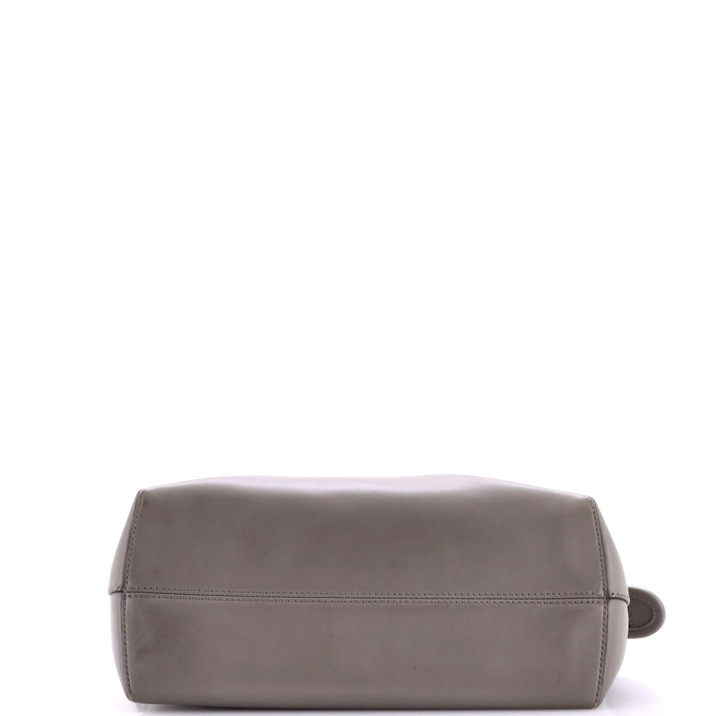 Fendi Logo By the Way Medium Satchel in Embossed Leather