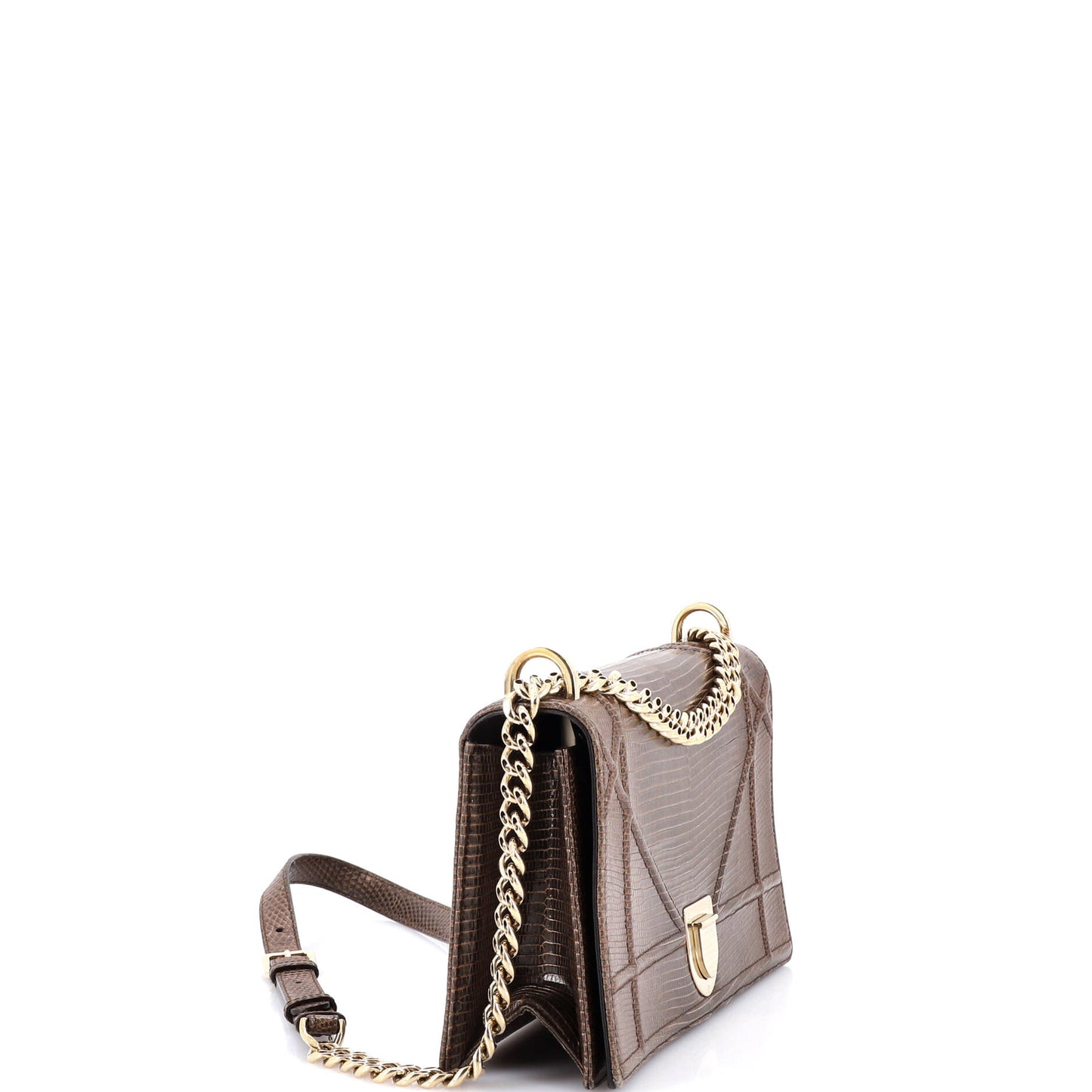 Christian Dior Diorama Flap Bag, Lizard, Medium
