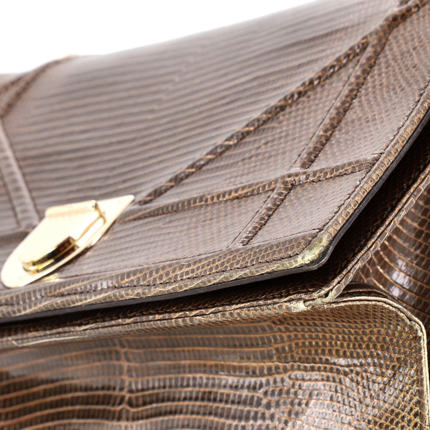Christian Dior Diorama Flap Bag, Lizard, Medium