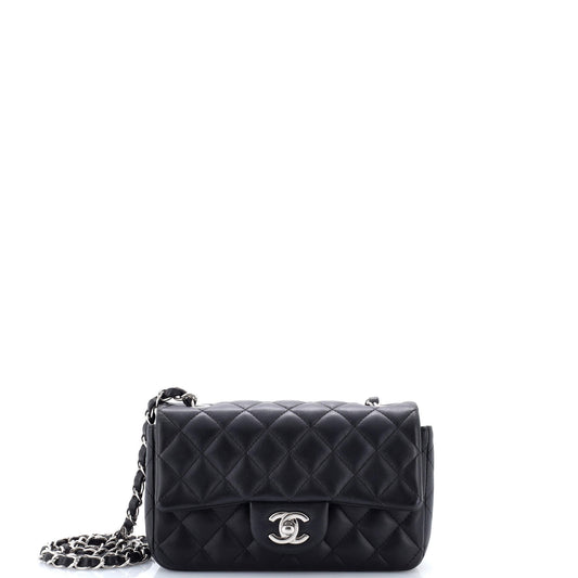Chanel Classic Single Flap Bag in Quilted Lambskin Mini