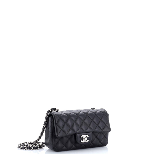 Chanel Classic Single Flap Bag in Quilted Lambskin Mini
