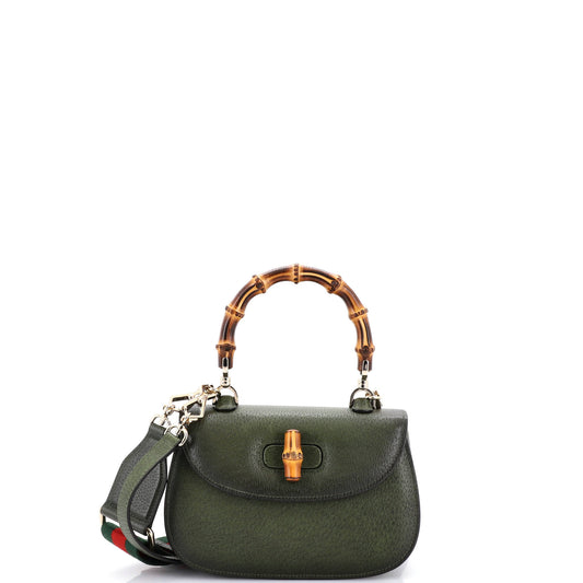 Gucci Bamboo 1947 Small Leather Top Handle Bag