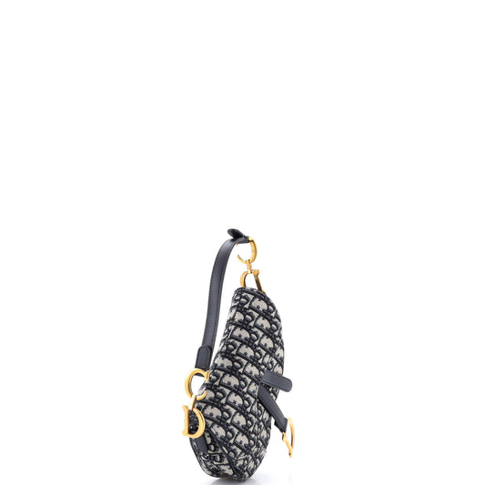 Christian Dior Saddle Handbag Oblique Canvas Mini