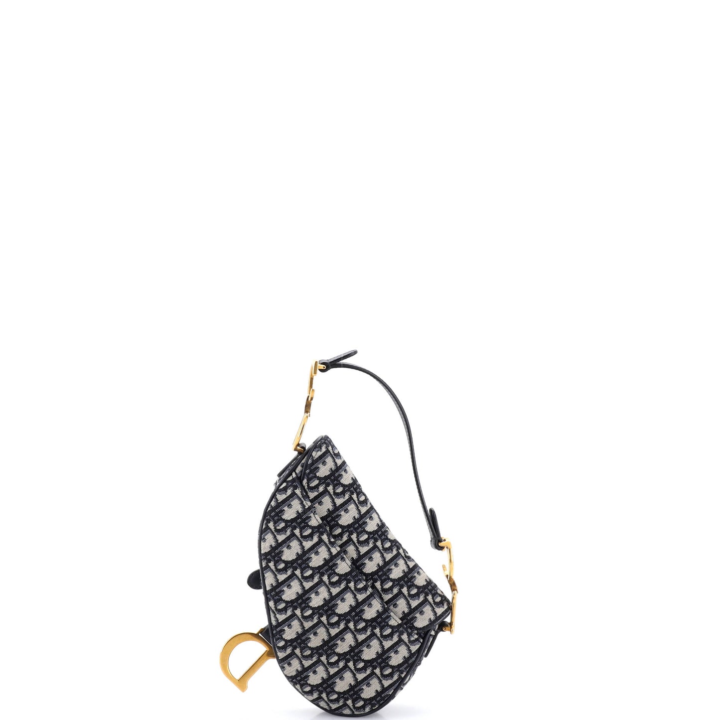 Christian Dior Saddle Handbag Oblique Canvas Mini