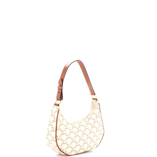 Celine Ava Triomphe Coated Canvas Bag