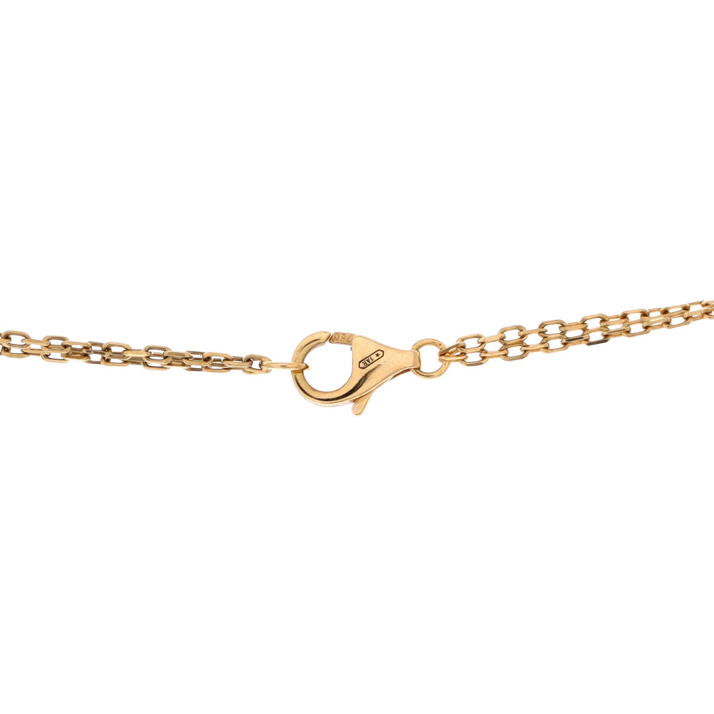 Cartier 2-Diamond Love Pendant Necklace in 18K Yellow Gold and Diamonds
