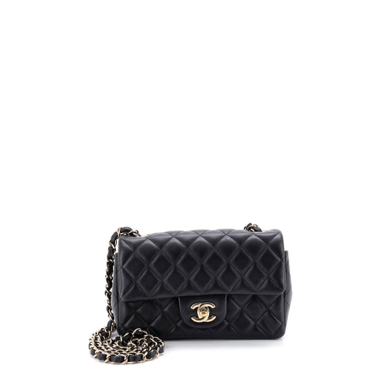 Chanel Classic Single Flap Bag in Quilted Lambskin Mini