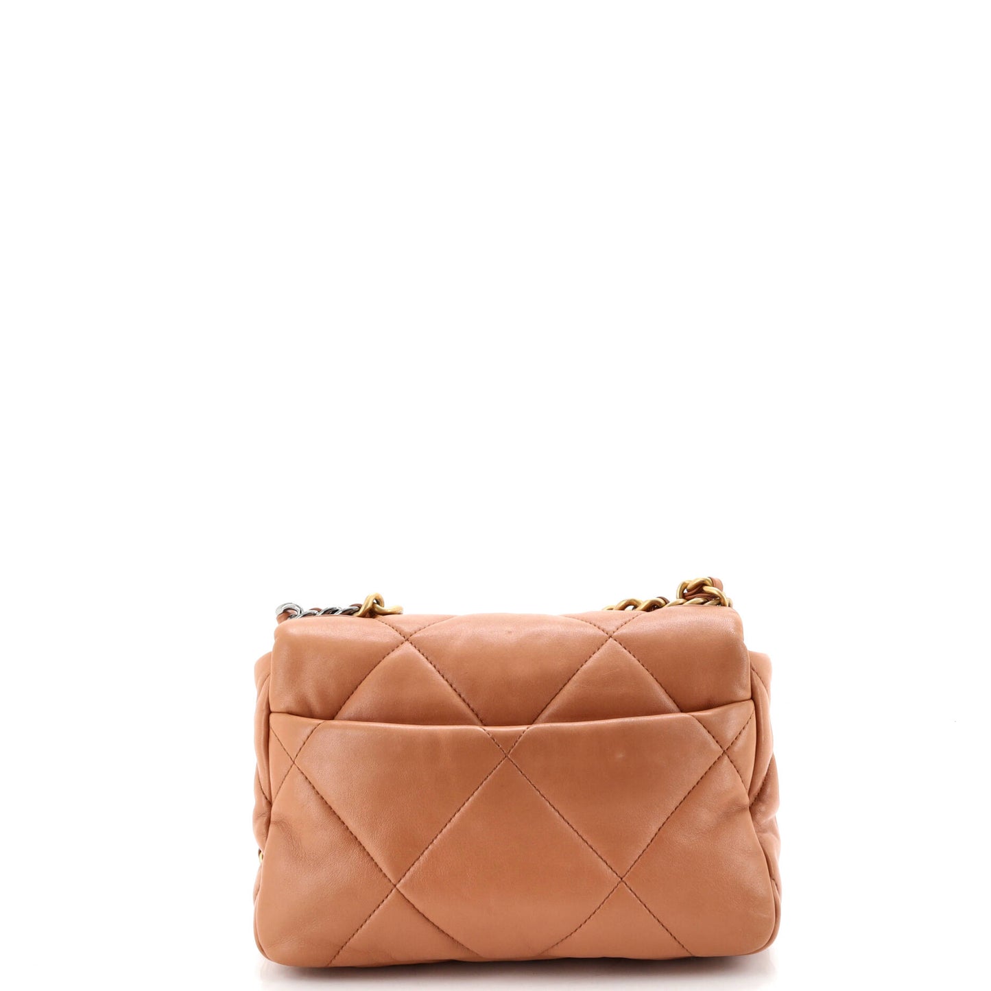 Chanel 19 flap bag in quilted leather, medium