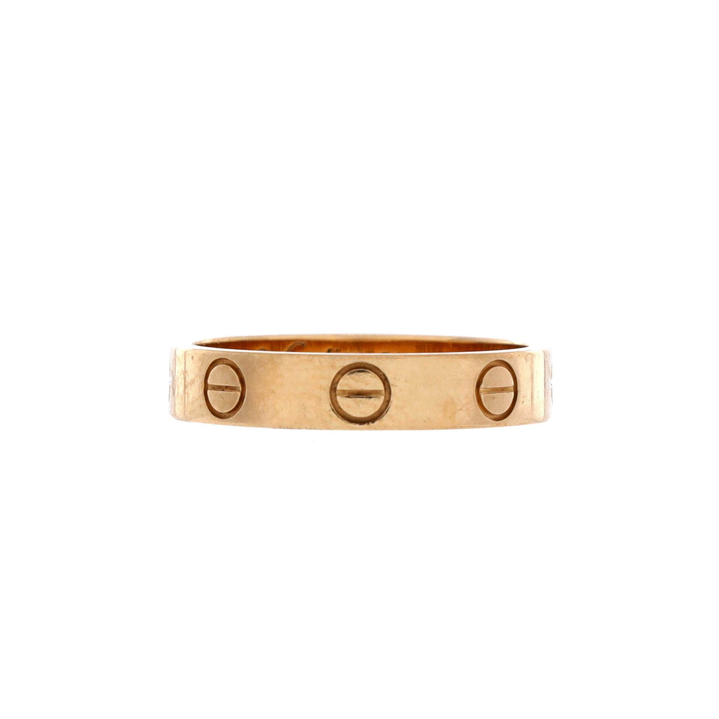 カルティエ ラブ ウェディング バンド リング 18K イエローゴールド