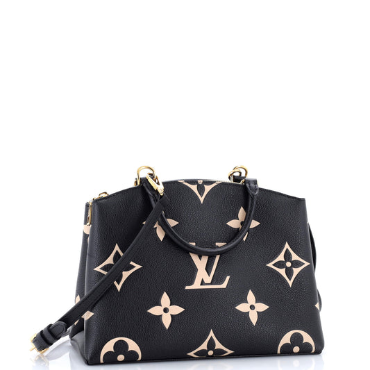 Louis Vuitton Petit Palais Handbag Two-Tone Monogram Empreinte Giant