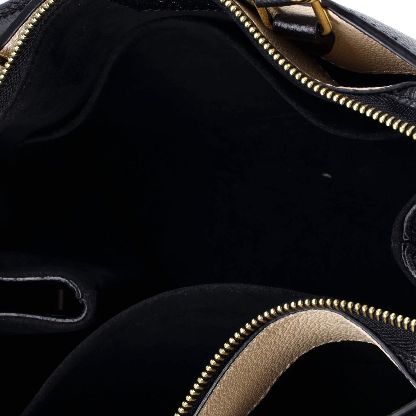 Louis Vuitton Petit Palais Handbag Two-Tone Monogram Empreinte Giant