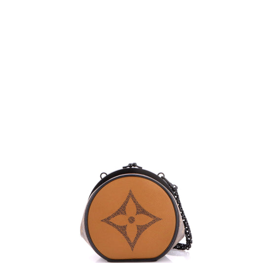 Louis Vuitton Boursicot Box Hat Bag Reverse Monogram Giant