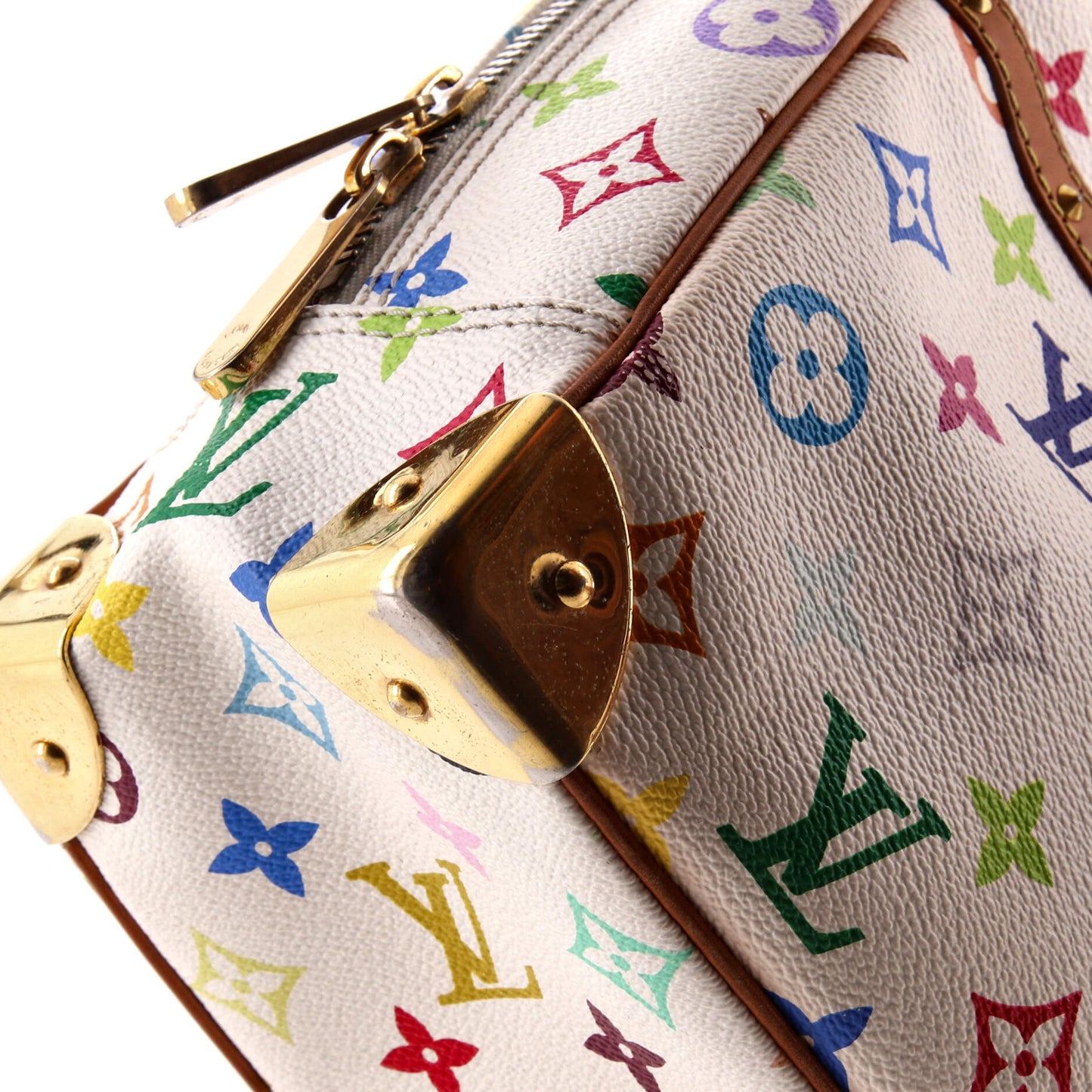 Louis Vuitton Trouville Handbag Monogram Multicolore