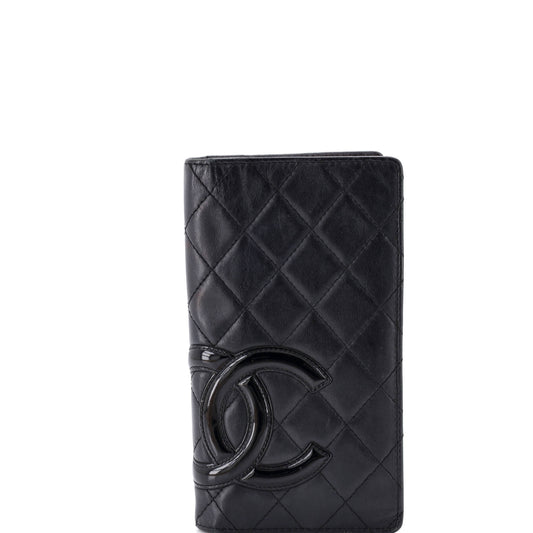 Chanel Cambon Bifold Wallet in Quilted Calfskin, Long