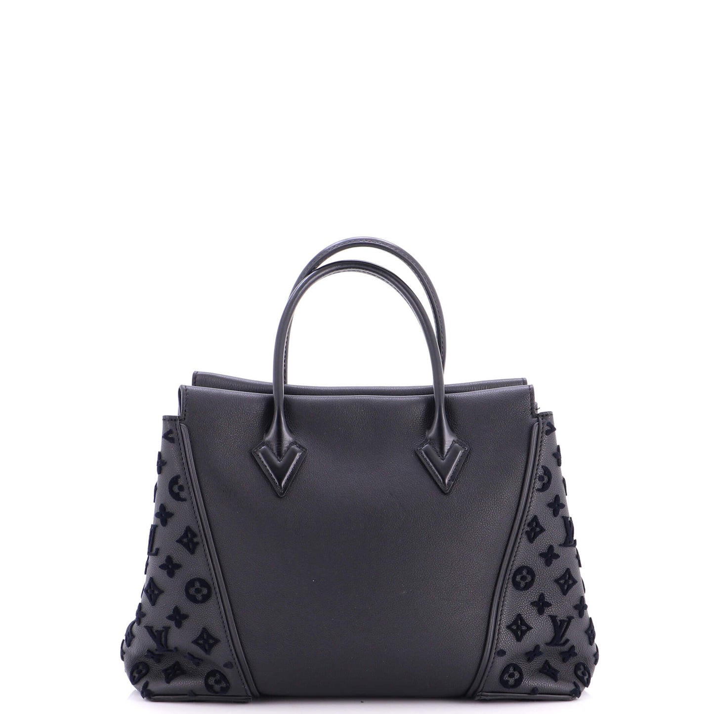 Louis Vuitton Double Tote Bag Monogram Touffetage Leather PM