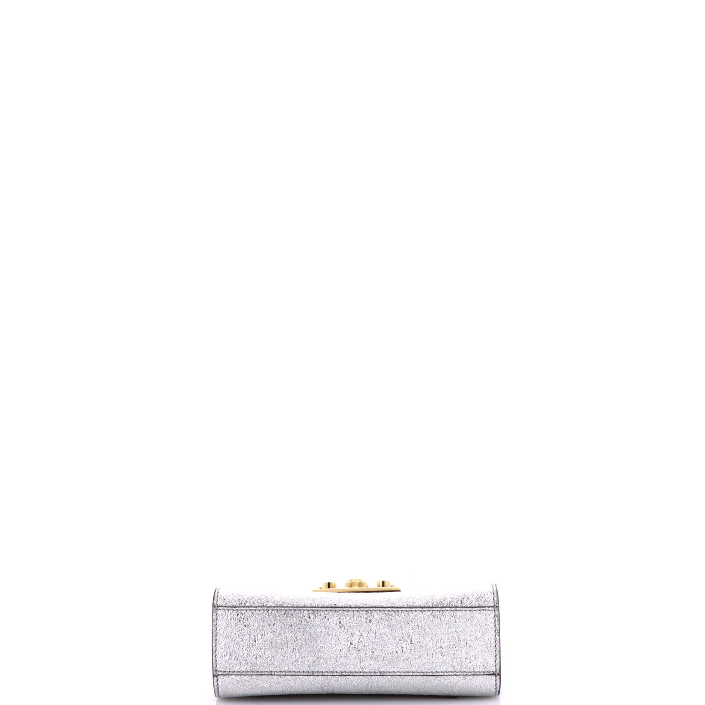 Gucci Padlock Shoulder Bag in Textured Metallic Leather, Small