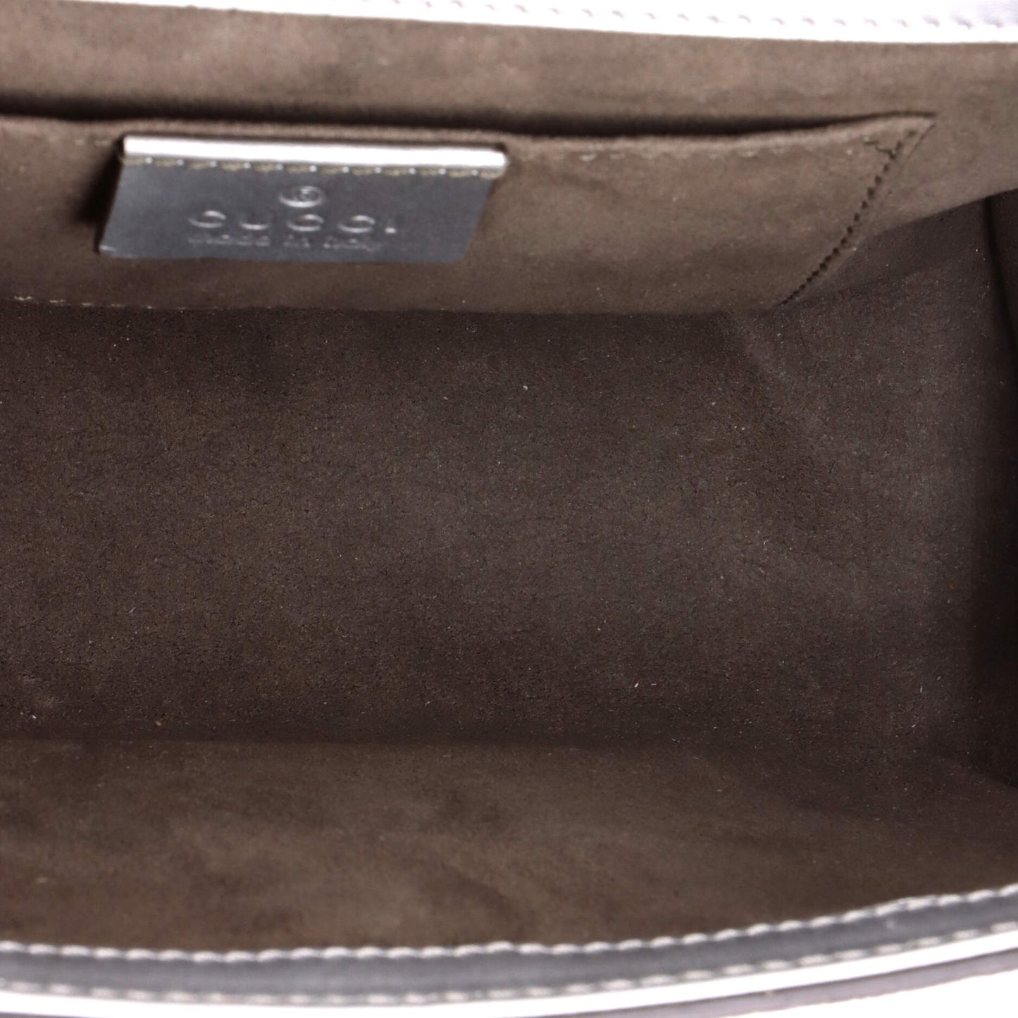 Gucci Padlock Shoulder Bag in Textured Metallic Leather, Small