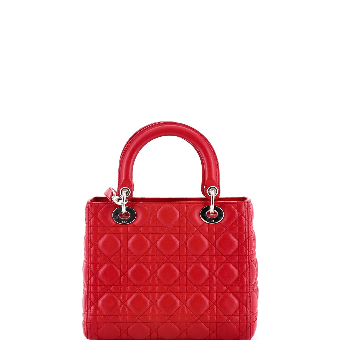 Christian Dior Lady Dior Cannage Quilted Lambskin Medium Bag