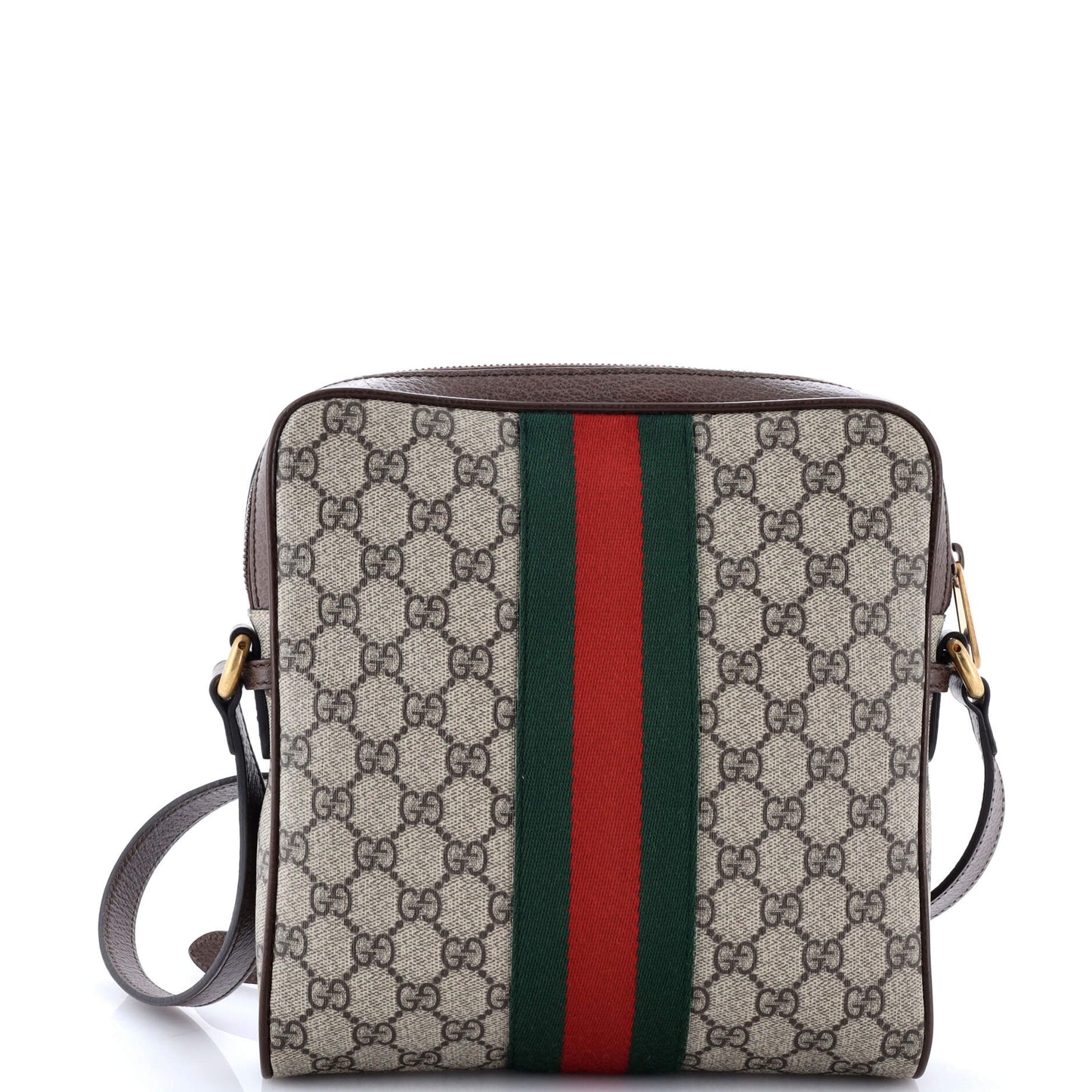 Gucci Ophidia Messenger Bag in GG Coated Canvas, Small