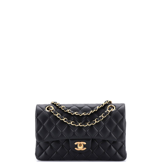 Chanel Classic Double Flap Bag, Quilted Lambskin, Small