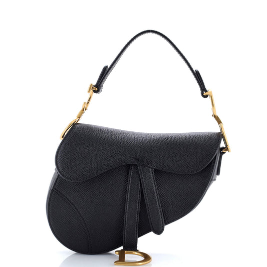 Christian Dior Saddle Leather Mini Handbag