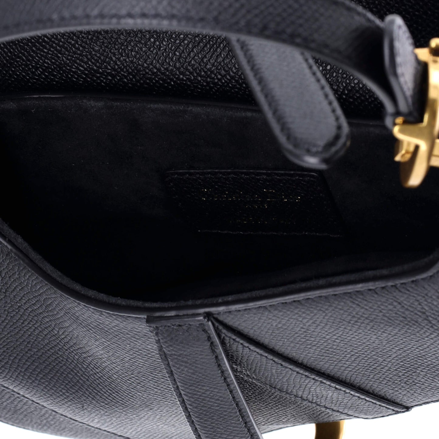 Christian Dior Saddle Leather Mini Handbag