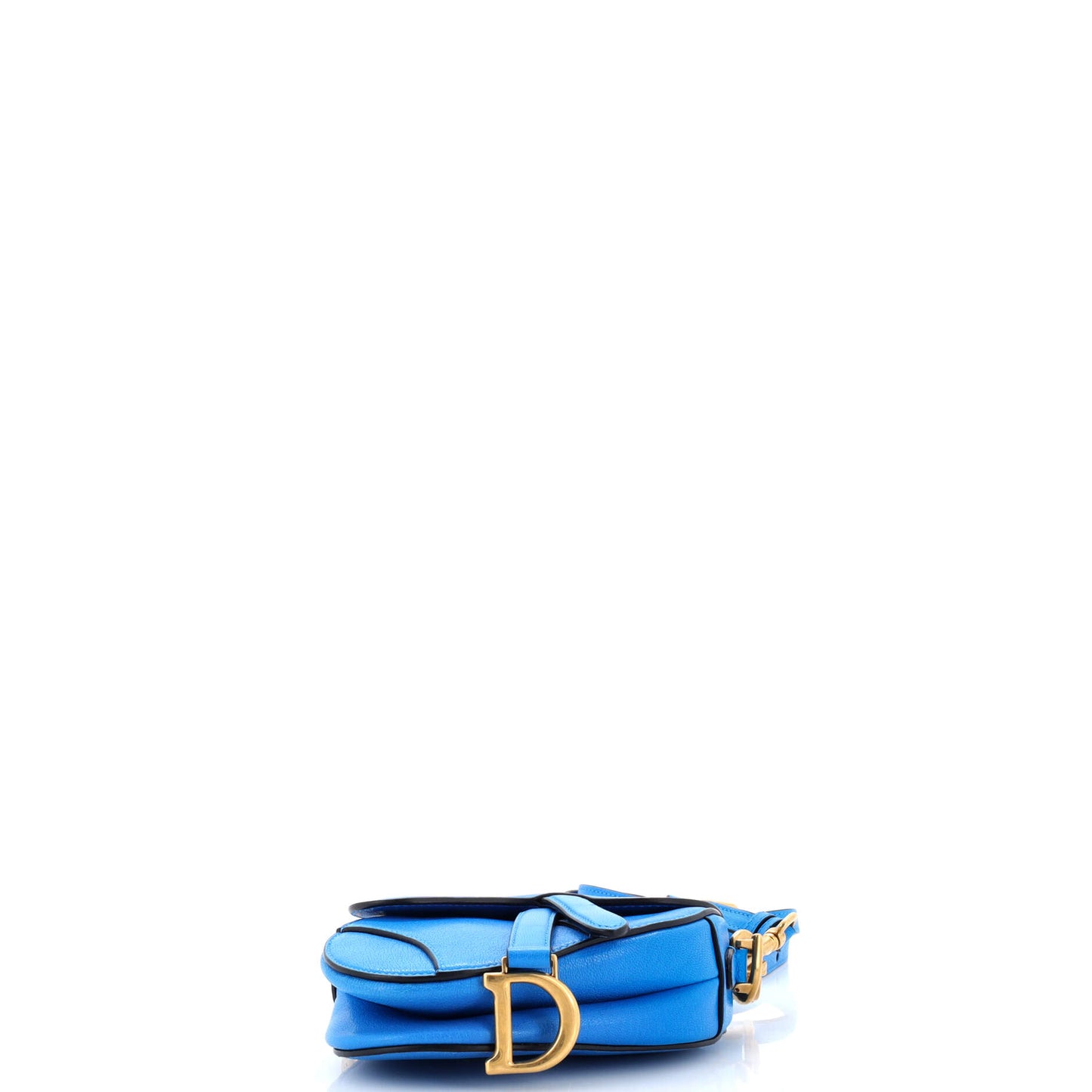 Christian Dior Saddle Handbag with Strap, Leather, Micro