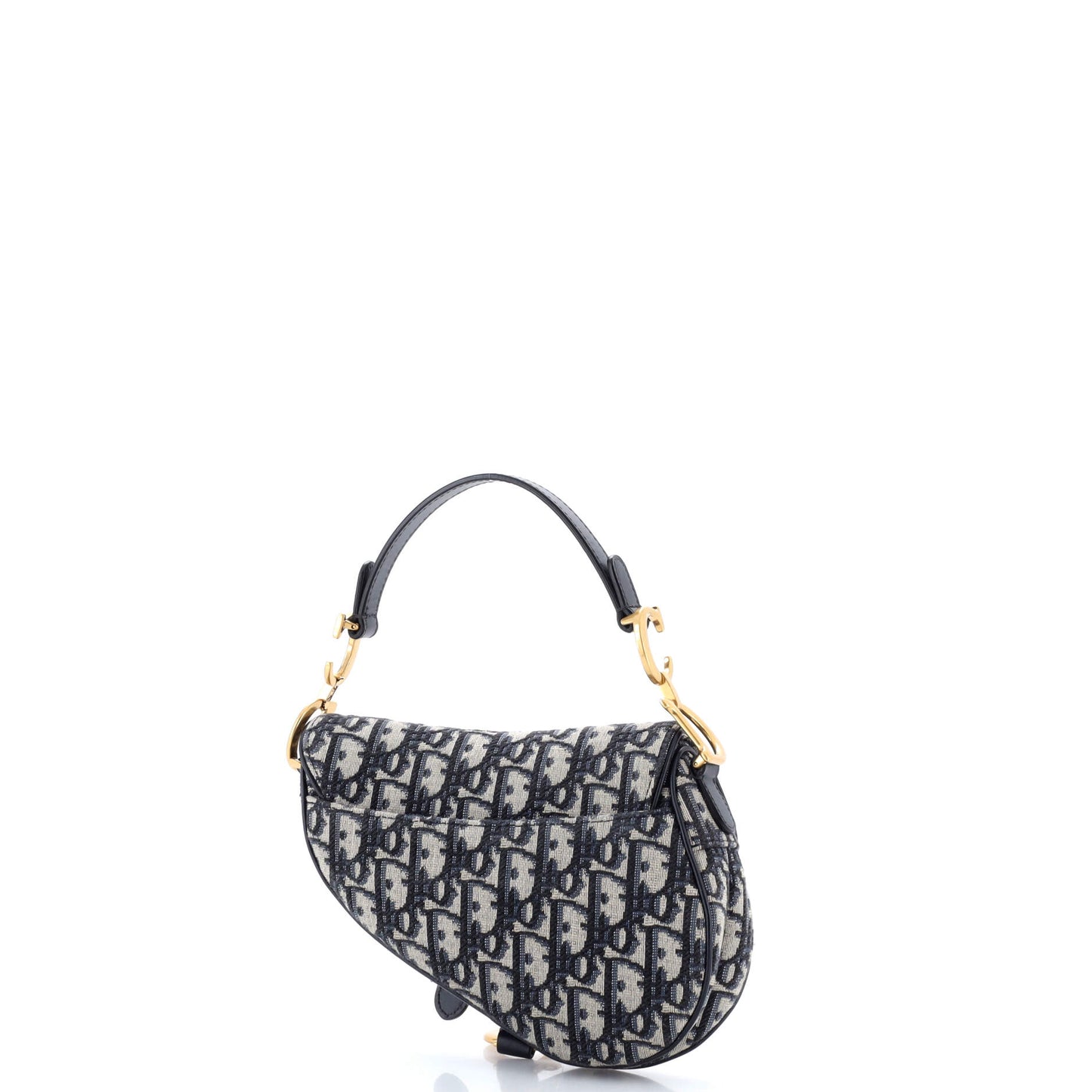 Christian Dior Saddle Handbag Oblique Canvas Mini