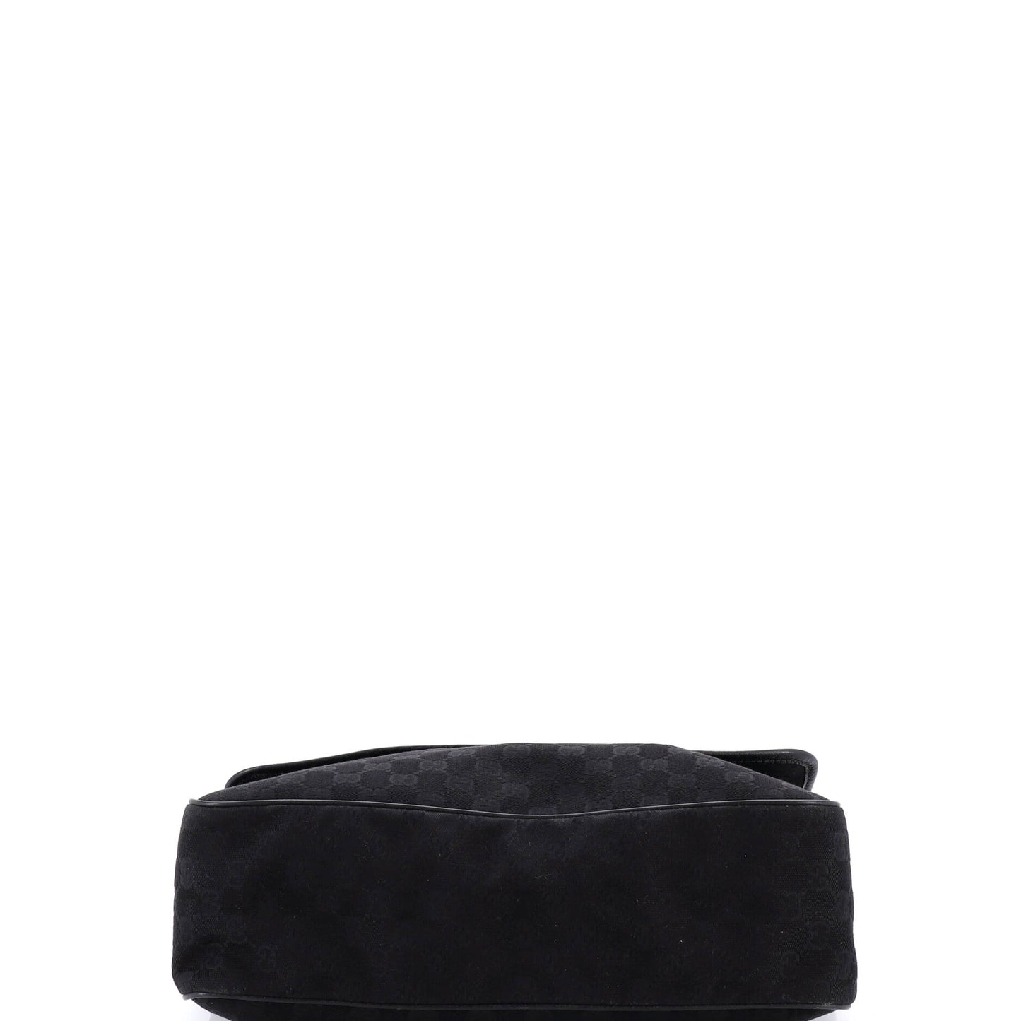 Gucci Web Strap Flap Messenger Bag in GG Canvas, Medium