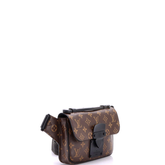 Louis Vuitton S-Rock Sling Bag in Macassar Monogram Canvas