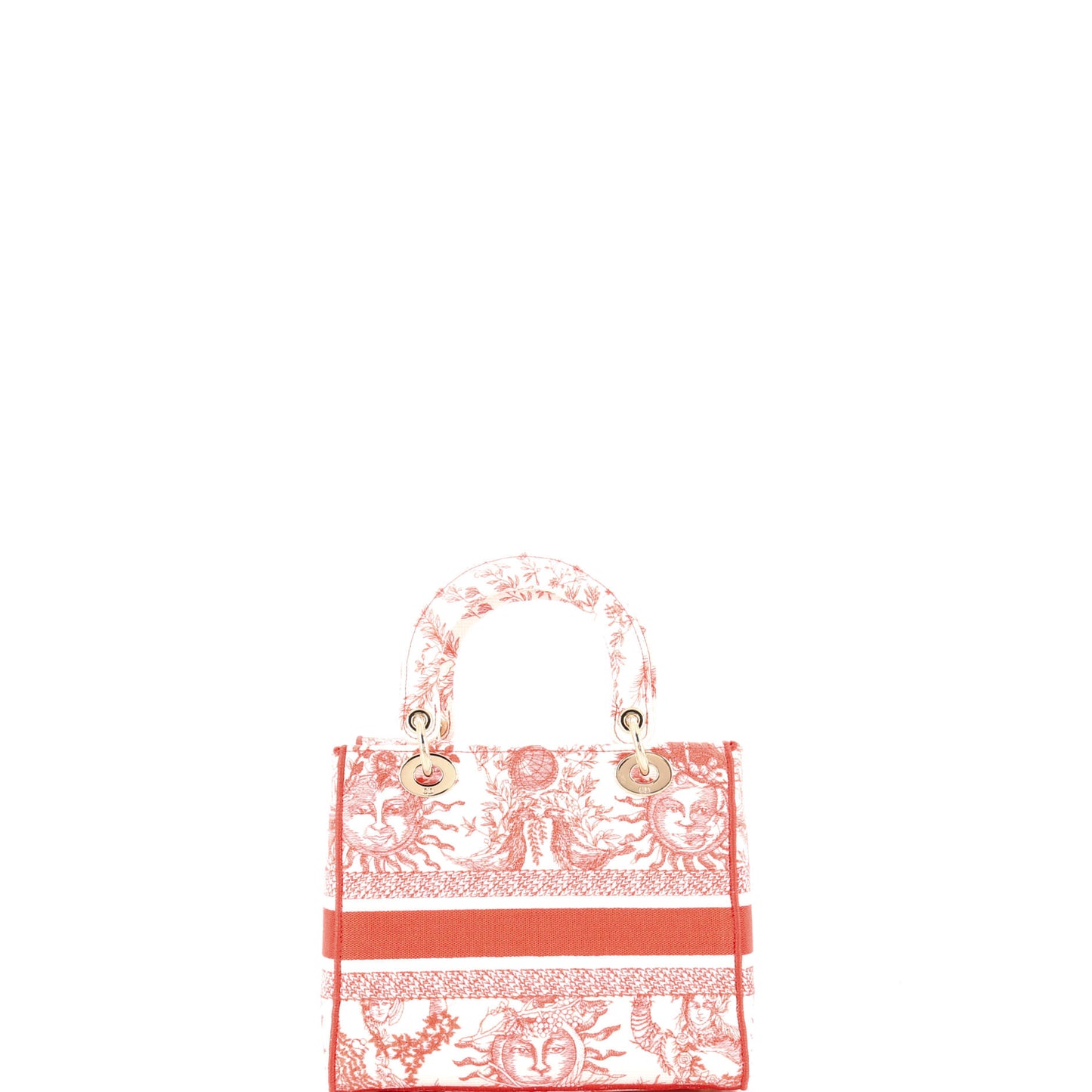Christian Dior Lady D-Lite Bag, Medium, Embroidered Canvas