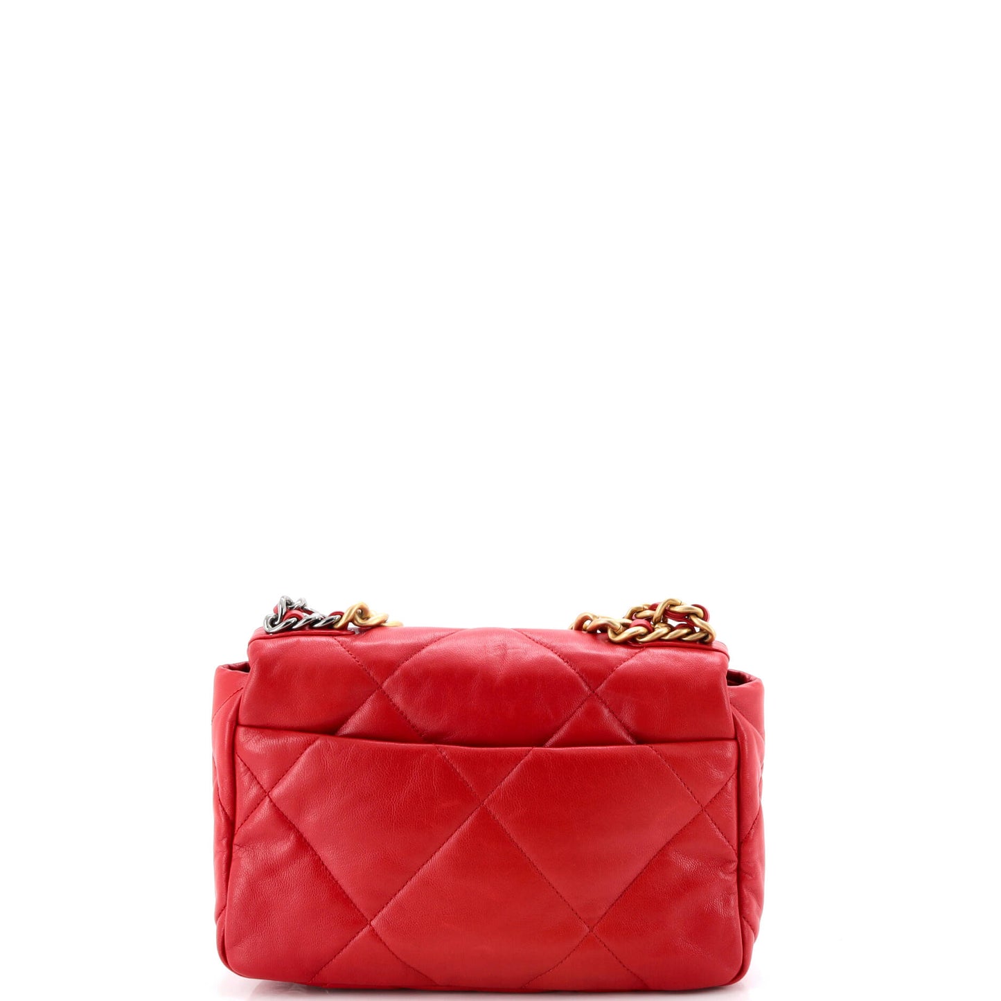 Chanel 19 flap bag in quilted leather, medium