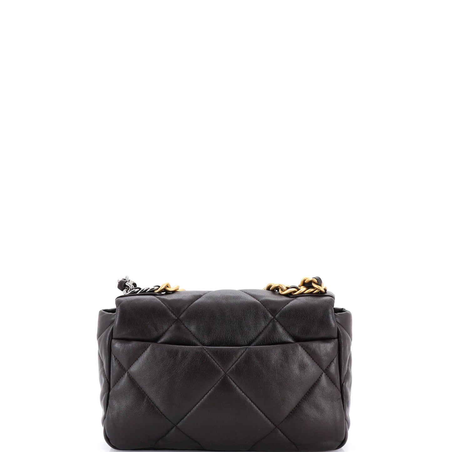 Chanel 19 flap bag in quilted leather, medium