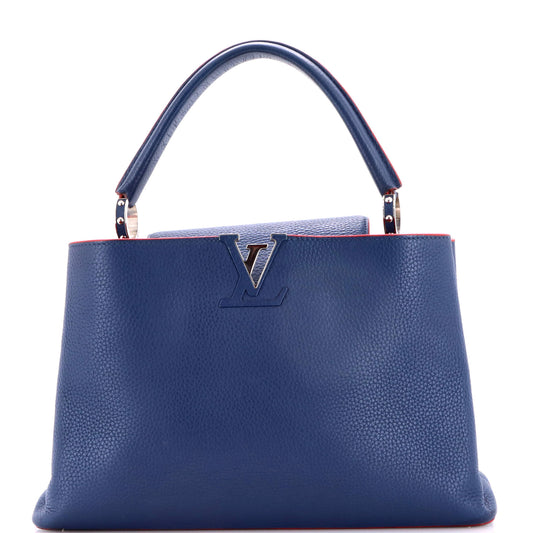 Louis Vuitton Capucines Leather Bag MM