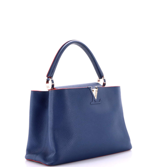 Louis Vuitton Capucines Leather Bag MM
