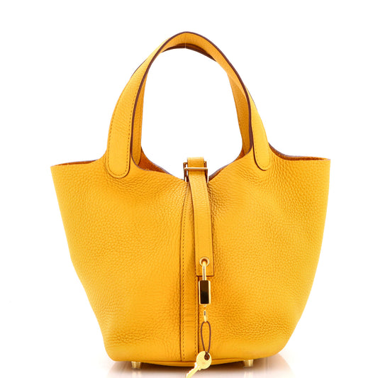 Hermès Picotin Lock Bag Clemence PM