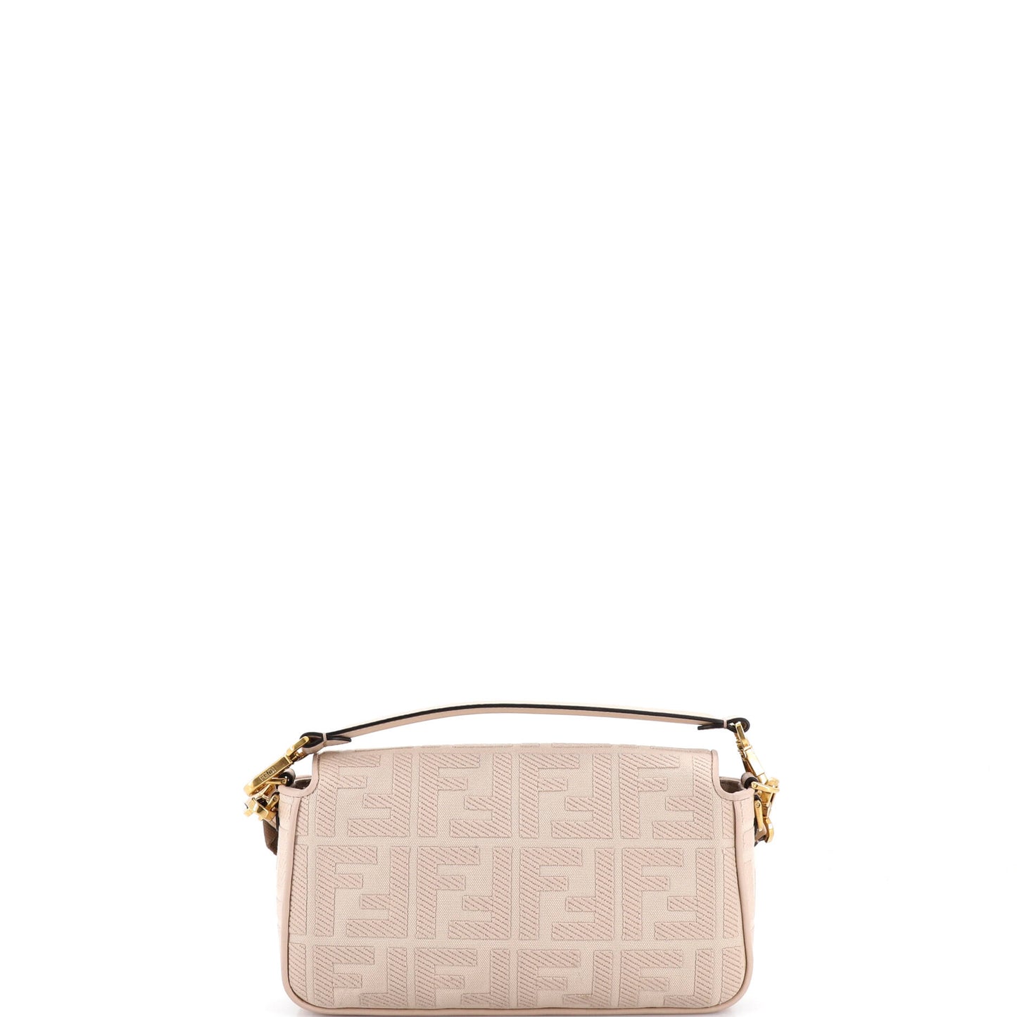 Fendi Baguette NM Medium Bag in Zucca Embroidered Canvas