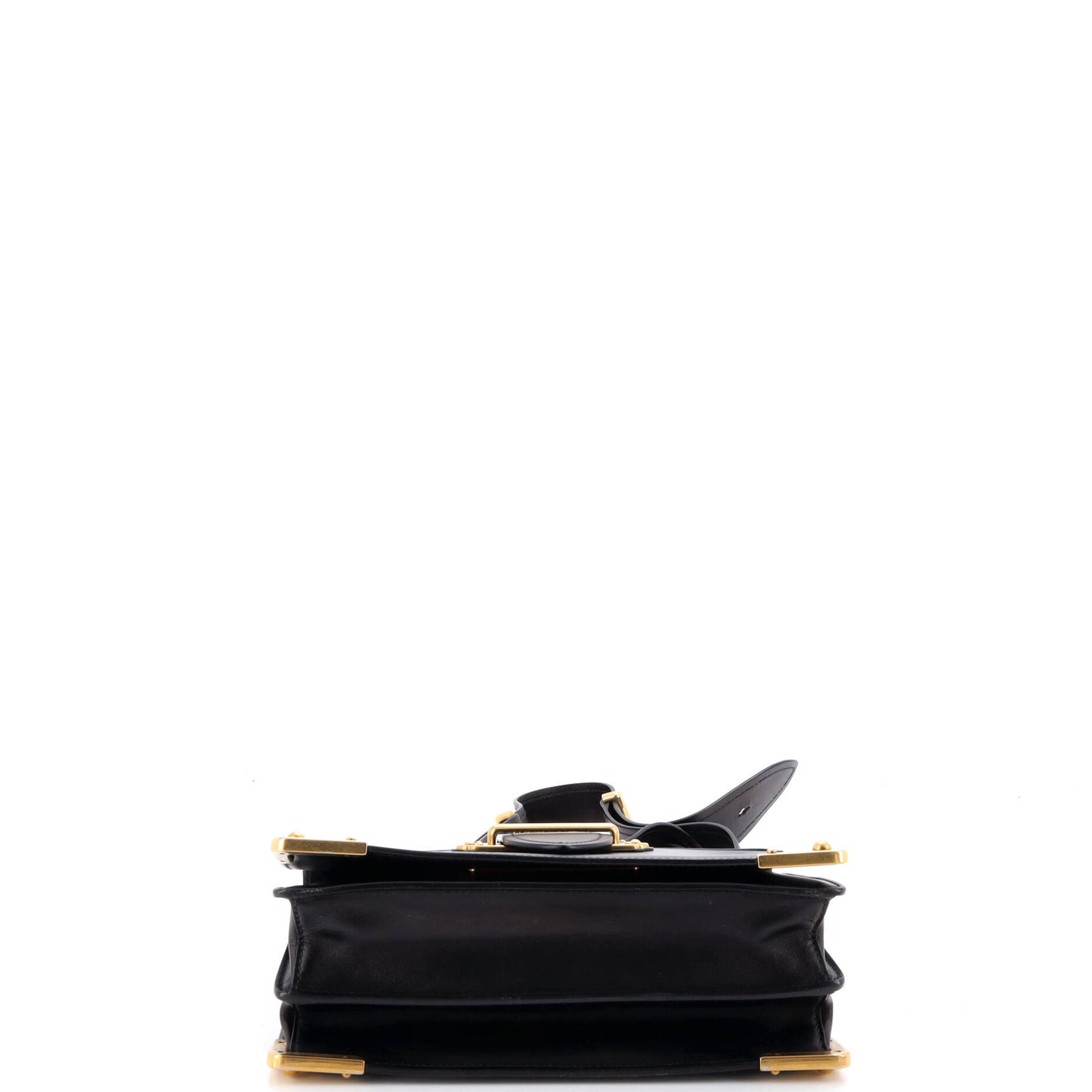 Prada Cahier Crossbody Bag in Leather and Saffiano Leather, Large