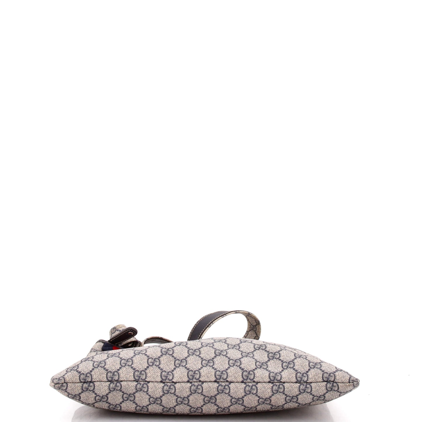 Gucci Web Loop Flat Messenger Bag in GG Coated Canvas, Large