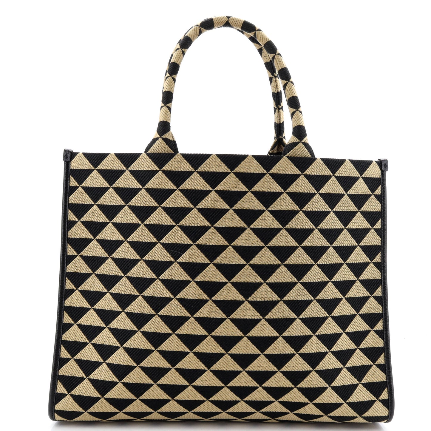 Prada Symbole Shopper Tote in Jacquard, Large