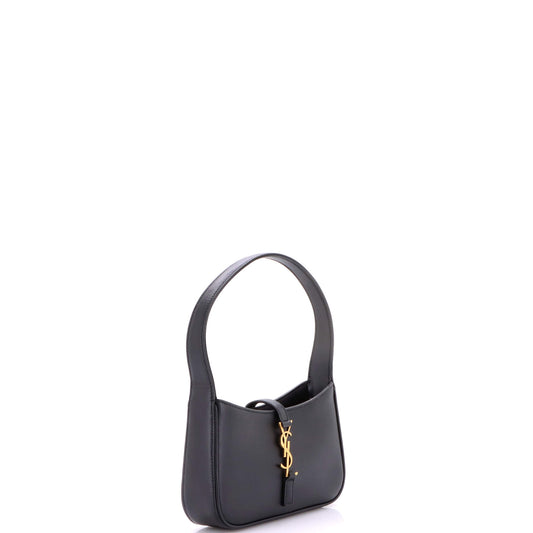 Saint Laurent Le 5 a 7 Hobo Leather Mini