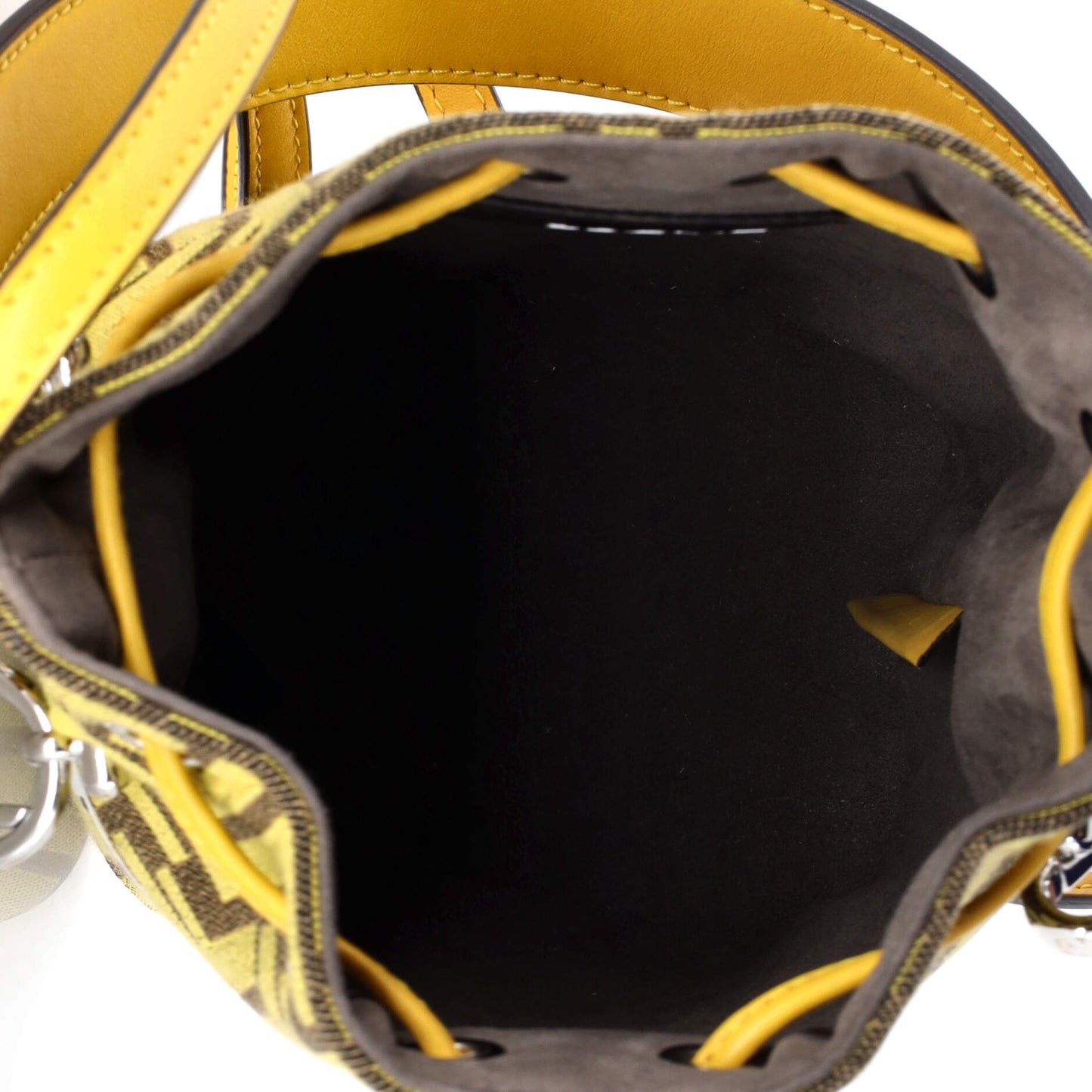 Fendi x Fendi Fragment Mon Tresor Bucket Bag in Zucca Canvas (Mini)