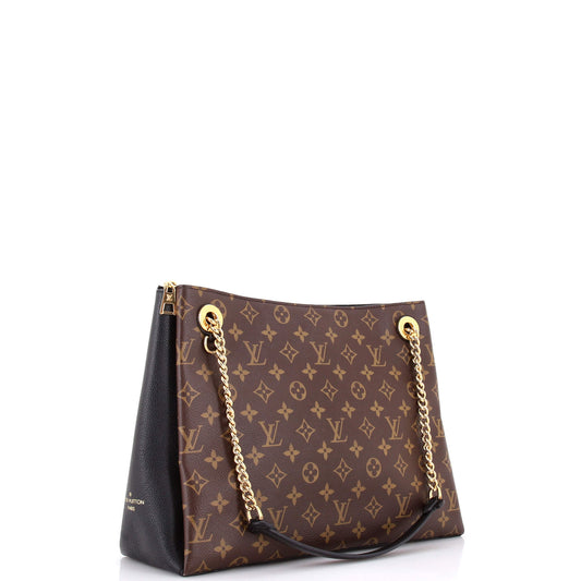 Louis Vuitton Surene Handbag Monogram Canvas and Leather MM