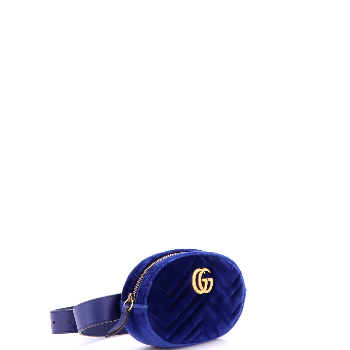 Gucci GG Marmont Belt Bag in Matelasse Velvet