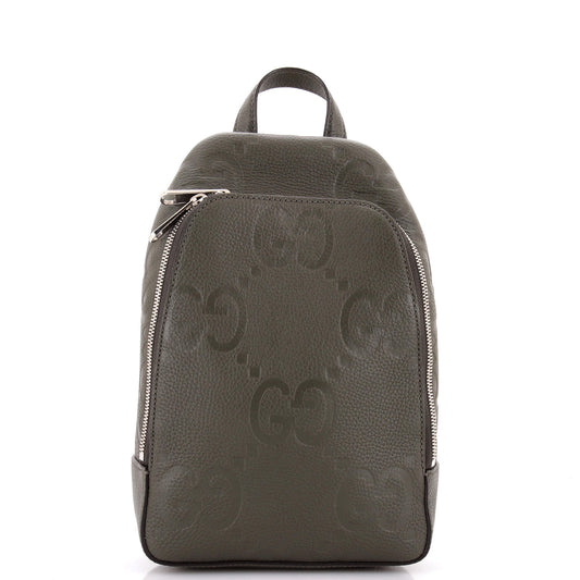 Gucci Jumbo Sling Bag in GG-embossed leather