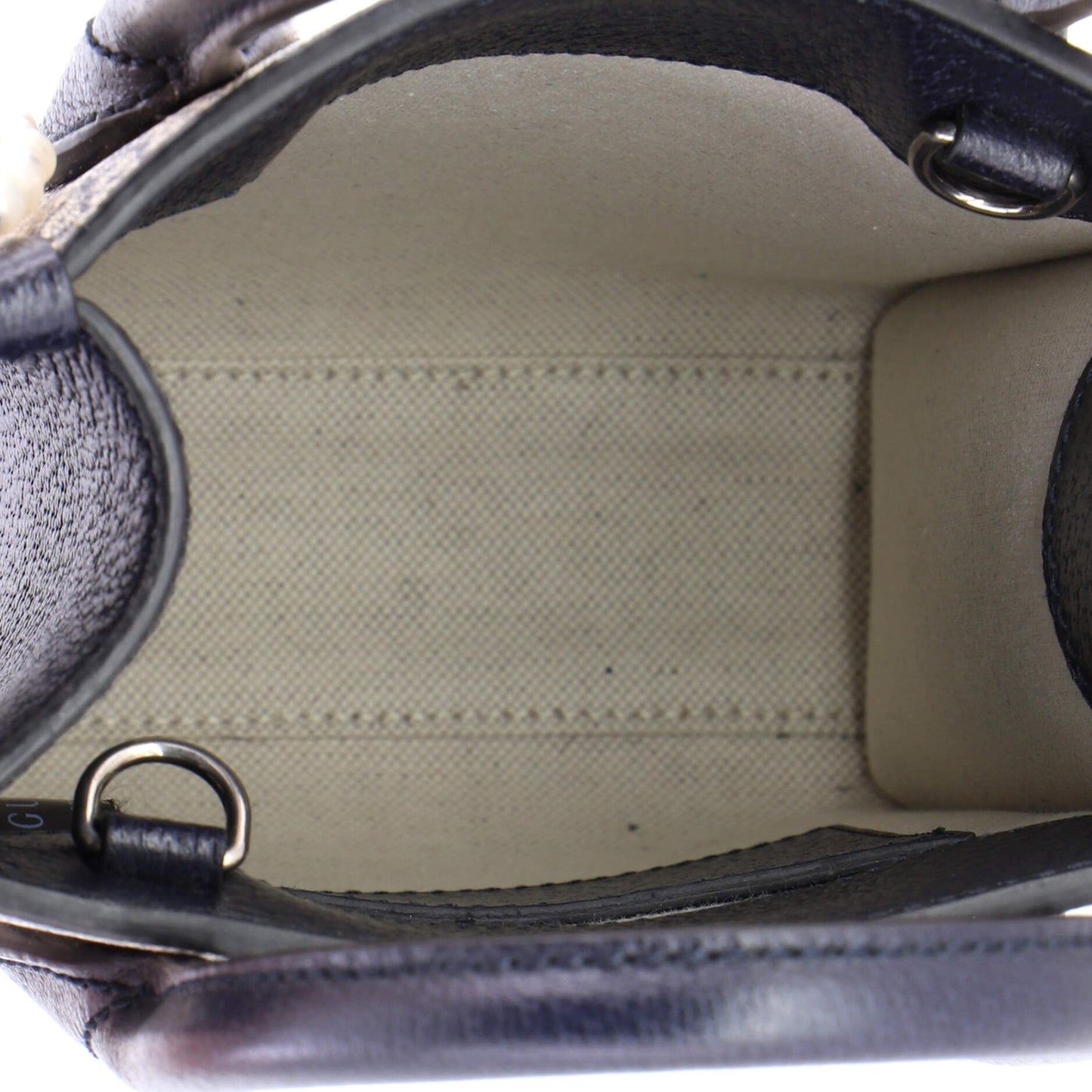 Gucci Interlocking G Patch Tote Bag in GG Coated Canvas (Mini)