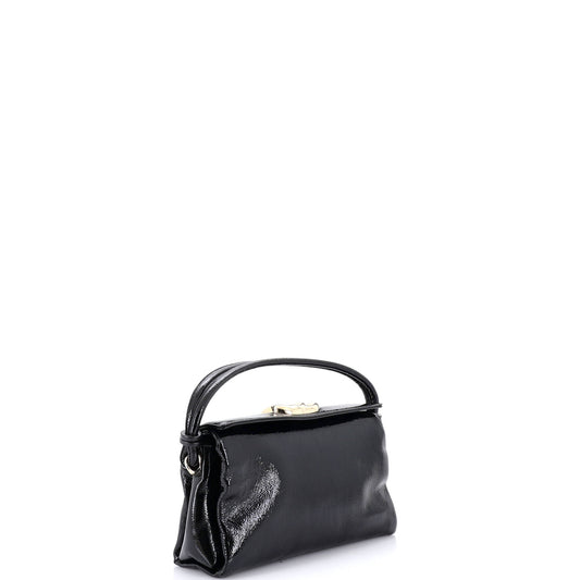 Gucci GG Patent Leather Small Soft Top Handle Bag